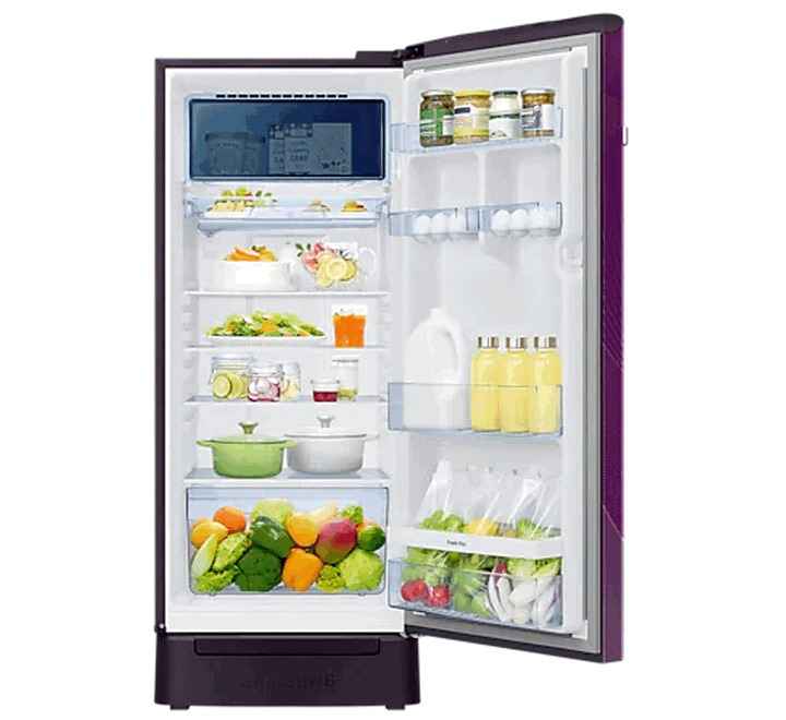 Samsung 225L 3 Star Digi-Touch Cool™ Single Door Refrigerator (RR23A2F3X4R)